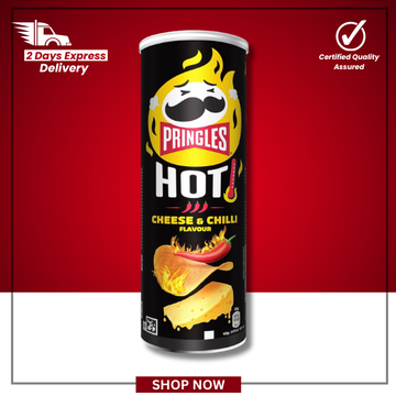 The British Pantry Hot Cheese & Chilli Potato Crisps – 160g