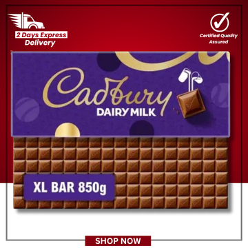 The British Pantry Cadbury Dairy Milk Classic Milk Chocolate Bar – 850g