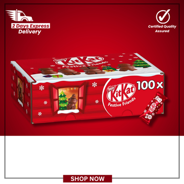 KitKat Christmas Friends Assorted Milk Chocolate Figures – 820g (100 Pieces)