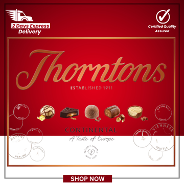Thorntons Continental Assorted Milk, Dark & White Chocolate Gift Box 264g