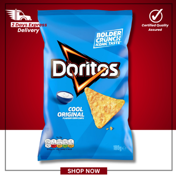 The British Pantry Cool Original Tortilla Chips – Doritos Sharing Crisps, 180g