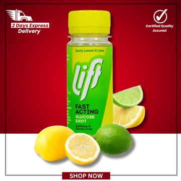 The British Pantry Lemon & Lime Lift Glucose Energy Juice Shots – 12 x 60ml Bottles