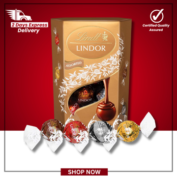 Lindt Lindor Assorted Chocolate Truffles – 200g Gift Box