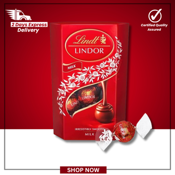 Lindt Lindor Milk Chocolate Truffles – 200g Gift Box