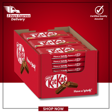 The British Pantry KitKat Classic Milk Chocolate Wafer Bars – 24 Pack (996g)