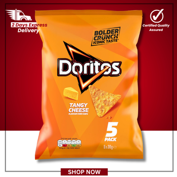 The British Pantry Tangy Cheese Tortilla Chips Multipack – Doritos, 5 x 30g