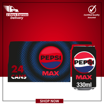 The British Pantry Pepsi Max No Sugar Cola Cans – 24 x 330ml