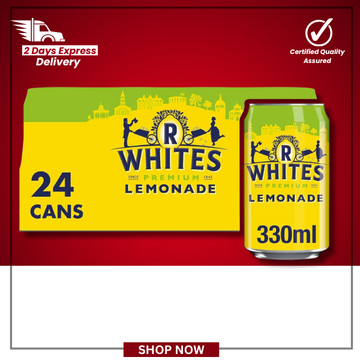 The British Pantry R White’s Classic Lemonade Cans – 24 x 330ml