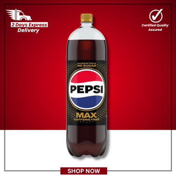 Pepsi Max No Caffeine – Sugar-Free Cola – 2L Bottle