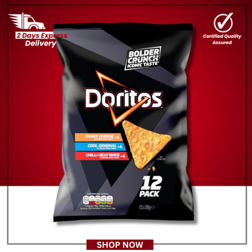 The British Pantry Doritos Variety Tortilla Chips Multipack – 12 x 30g