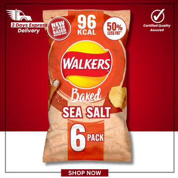 The British Pantry Sea Salt Baked Potato Crisps – 6 x 22g