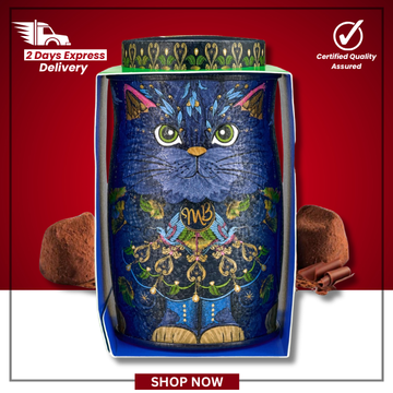 The British Pantry Cocoa Nib Night Vegan Chocolate Truffles Kit Tin (36g)