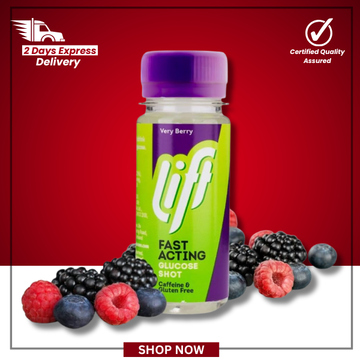 The British Pantry Very Berry Lift Glucose Energy Juice Shots – 12 x 60ml Bottles