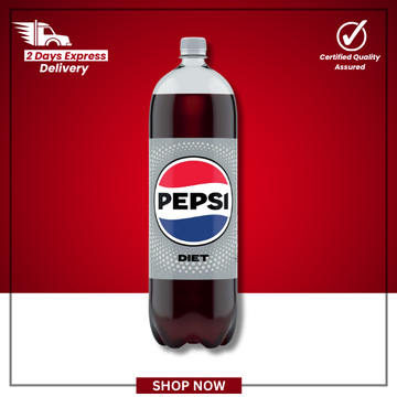 Pepsi Diet Cola – Sugar-Free Soft Drink – 2L Bottle