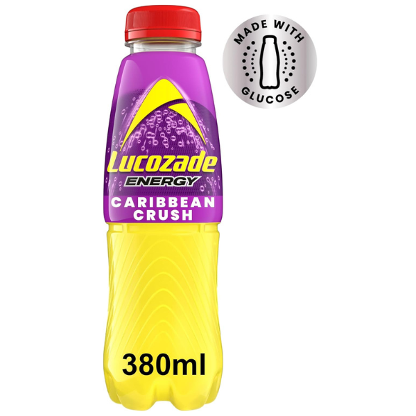 The British Pantry Lucozade Energy Caribbean Crush Energy Drink – 4 x 380ml