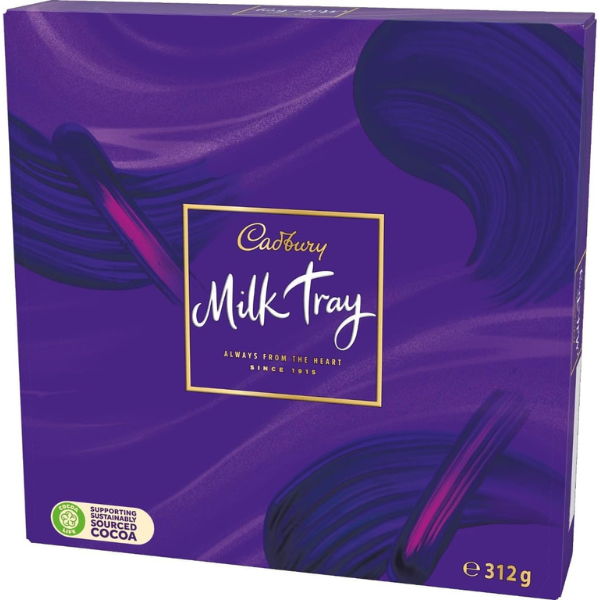 The British Pantry Cadbury Milk Tray Assorted Milk Chocolate Gift Box – 312g