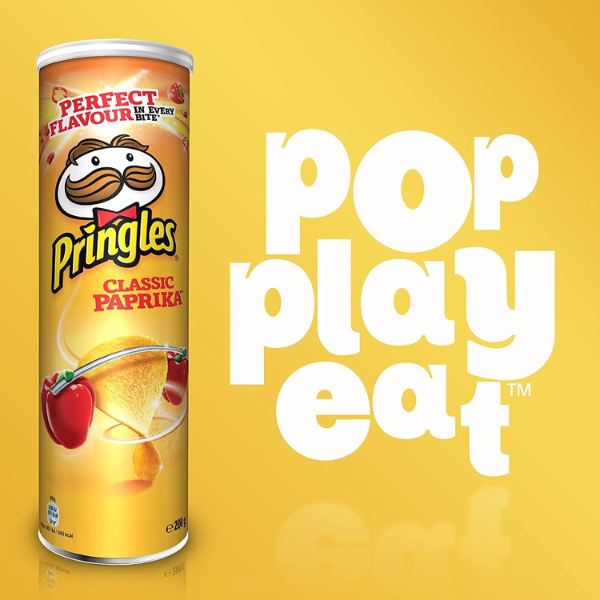 The British Pantry Paprika Pringles Stacking Crisps – 185g