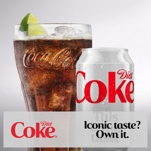 Diet Coke Original Taste Cola 24 x 330ml Cans