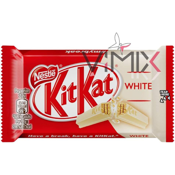The British Pantry KitKat White Chocolate Wafer Bars – 24 Pack (1.08kg)