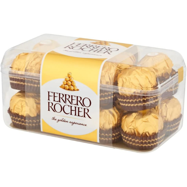 The British Pantry Milk Chocolate Hazelnut Pralines Chocolate Box (16 Pieces, 200g)