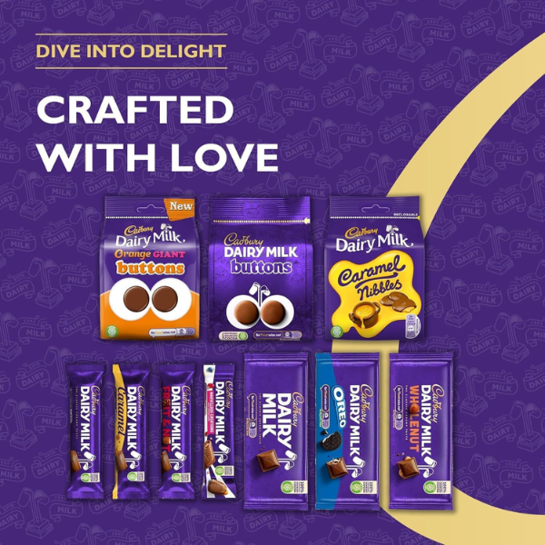 The British Pantry Cadbury Dairy Milk Big Night In Chocolate Hamper – 836g