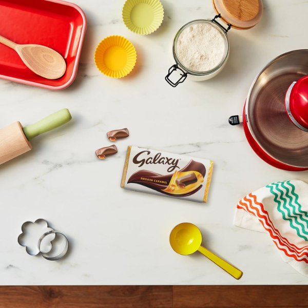 Galaxy Smooth Caramel Milk Chocolate Bar – 135g