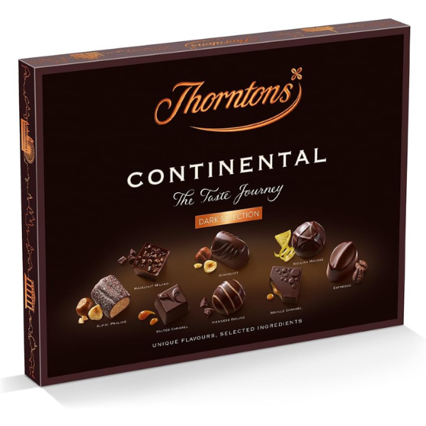 Thorntons Continental Dark Chocolate Gift Box 264g