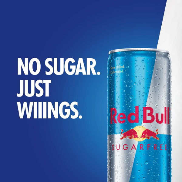 The British Pantry Red Bull Sugar Free Energy Drink Cans – 250ml (Pack of 12)
