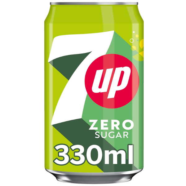 The British Pantry – 7UP Regular Lemon & Lime Sparkling Soft Drink – 8 x 330ml Cans