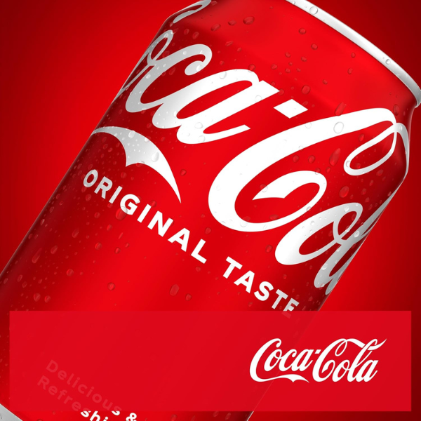 The British Pantry Coca-Cola Original Taste Cola Cans – 330ml (Pack of 24)