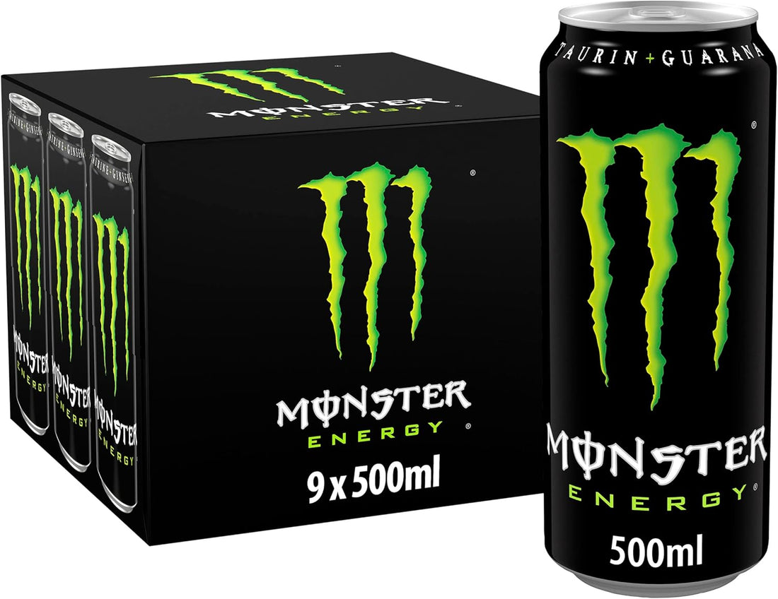 The British Pantry Monster Original Energy Drink Cans – 9 x 500ml