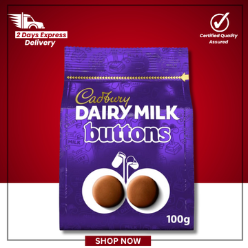The British Pantry Cadbury Dairy Milk Giant Buttons – 100g
