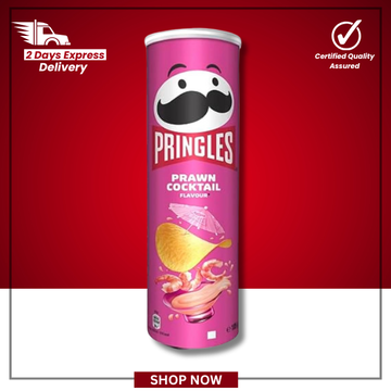 The British Pantry Prawn Cocktail Pringles Stacking Crisps – 185g