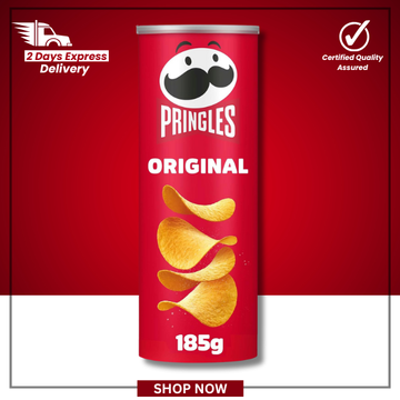 The British Pantry Original Potato Crisps – Pringles Sharing Tube, 185g