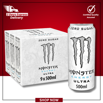 The British Pantry – Monster Ultra Zero Sugar Citrus Energy Drink – 9 x 500ml